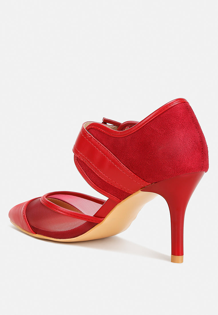 Aneri Buckle Detail Pump Sandals London Rag International