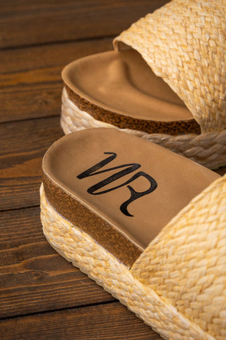Anna Sandals in Natural Naughty Monkey
