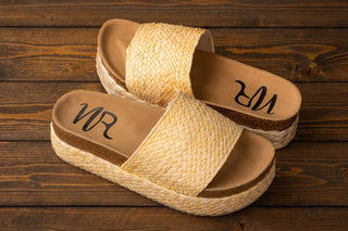 Anna Sandals in Natural Naughty Monkey