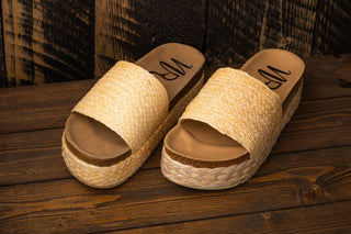 Anna Sandals in Natural Naughty Monkey