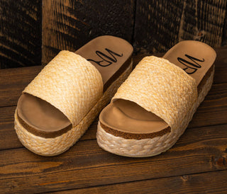 Anna Sandals in Natural Naughty Monkey