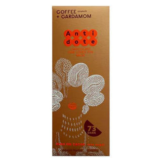 Antidote Chocolate - 'Coffee Crunch & Cardamom' Bar (65G | 73%)