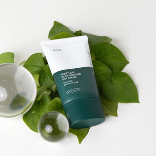 ANUA Heartleaf Silky Moisture Sun Cream - By Baano