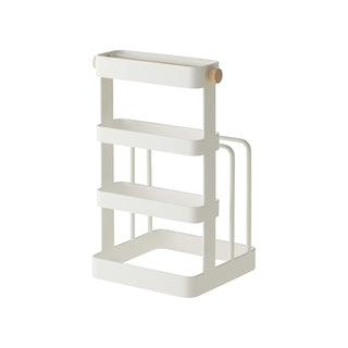 Knife & Cutting Board Stand - Steel + Wood - By Baano