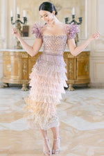 Aphrodite Tassel Midi Dress - By Baano