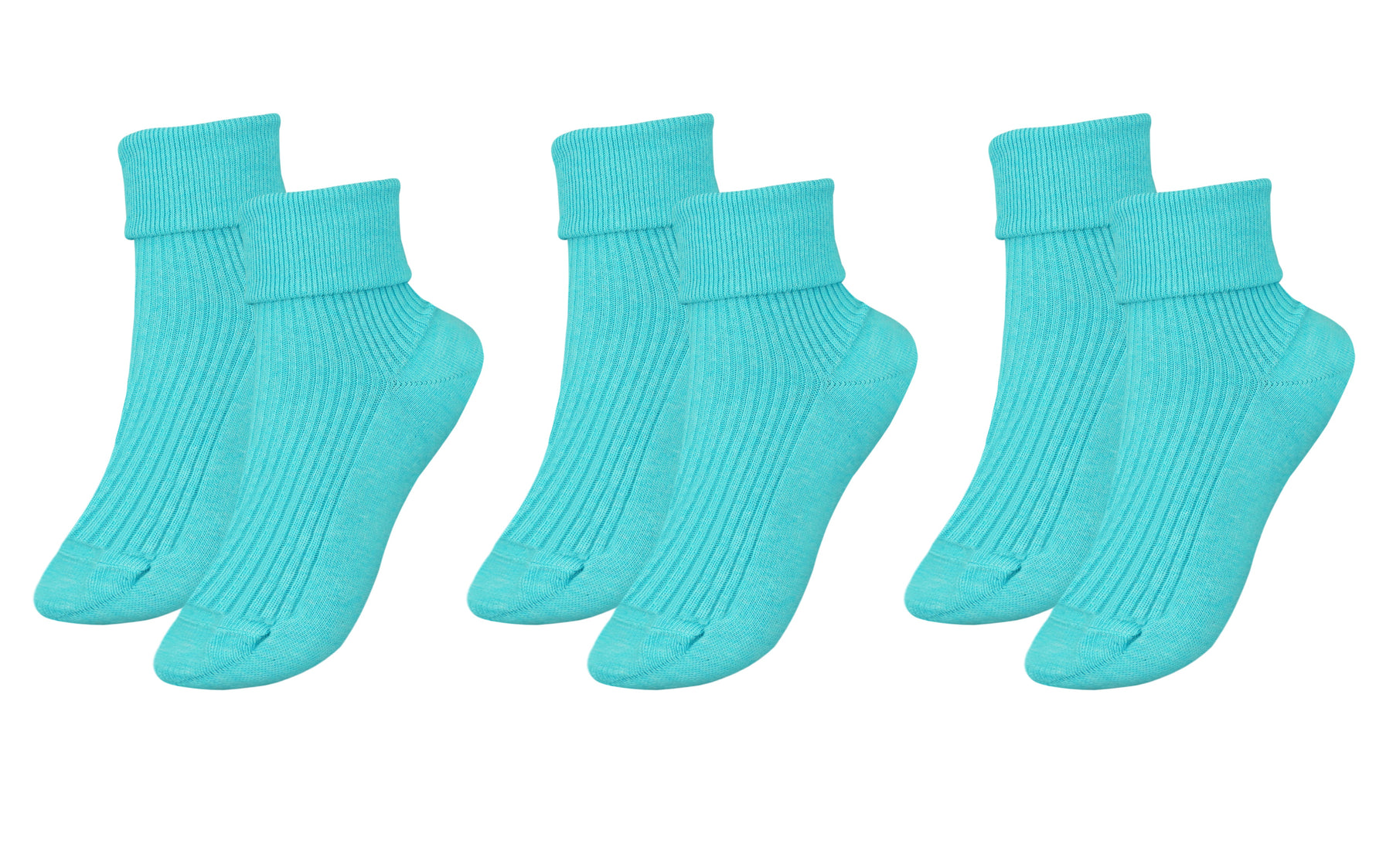 tittimitti® 100% Organic Combed Cotton Luxury Women's Socks 3-Pack. Made in Italy.