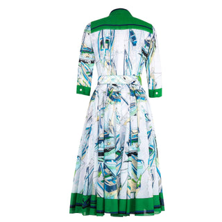 Aster Dress Canne Green Dress - By Baano
