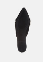 Astre Pearl Embellished Shimmer Mules