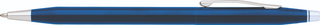 Classic Century® Glossy Translucent Blue PVD Ballpoint Pen - By Baano