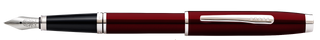 Coventry Red Lacquer Fine Nib Fountain Pen - By Baano