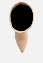 Atelier Stretch Faux Suede Stiletto Long Boots