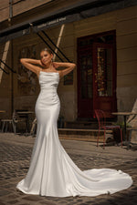 Athens Love Satin Bridal Gown - By Baano