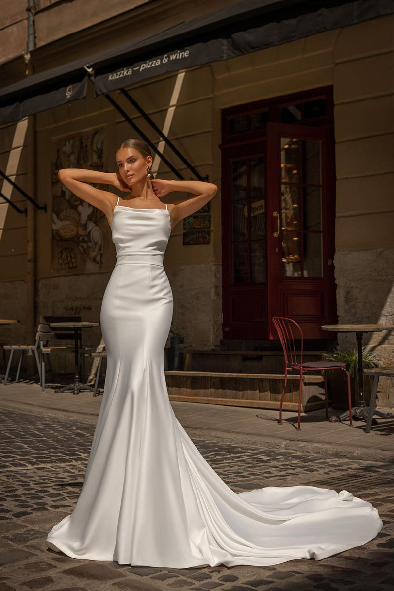 Athens Love Satin Bridal Gown - By Baano