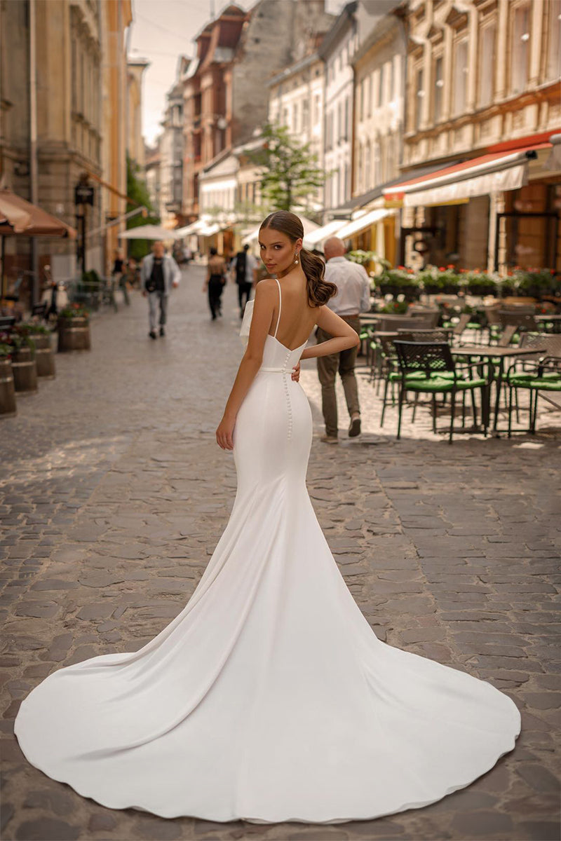 Athens Love Satin Bridal Gown - By Baano