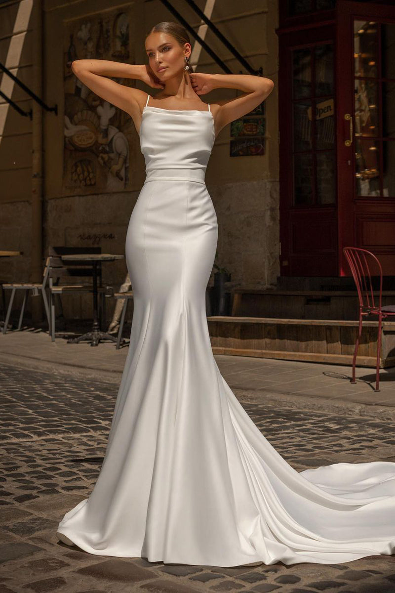 Athens Love Satin Bridal Gown - By Baano