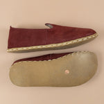 Women's Burgundy Barefoots