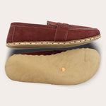 Women's Burgundy Penny Loafers