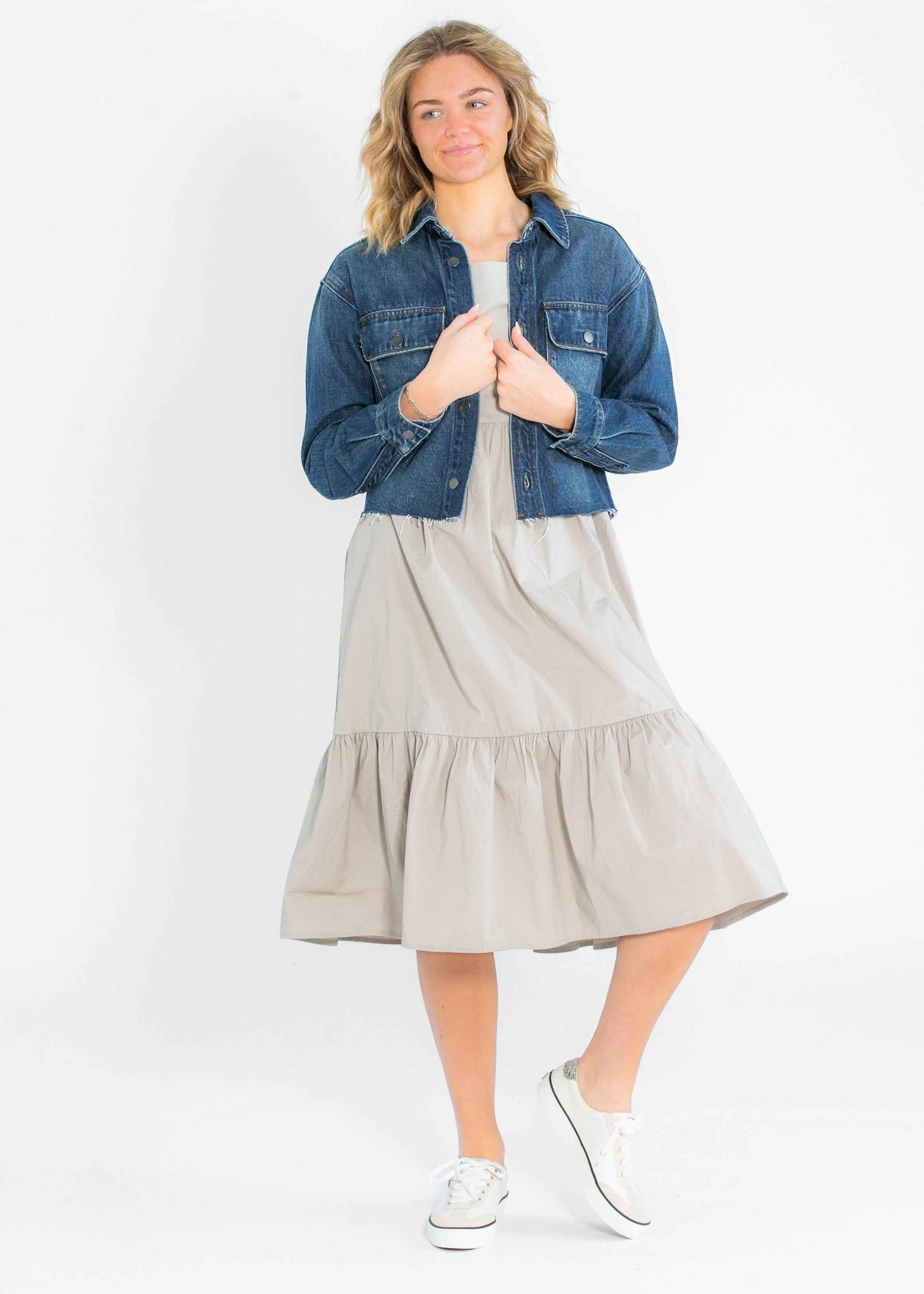 Ava Square Neck Midi Dress - Glamourous Grace