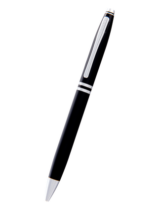 Avitar Black Lacquer Ballpoint Pen - By Baano