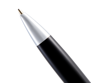 Avitar Black Lacquer Ballpoint Pen - By Baano