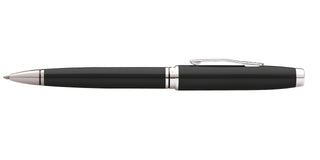 Coventry Black Lacquer Ballpoint Pen - By Baano