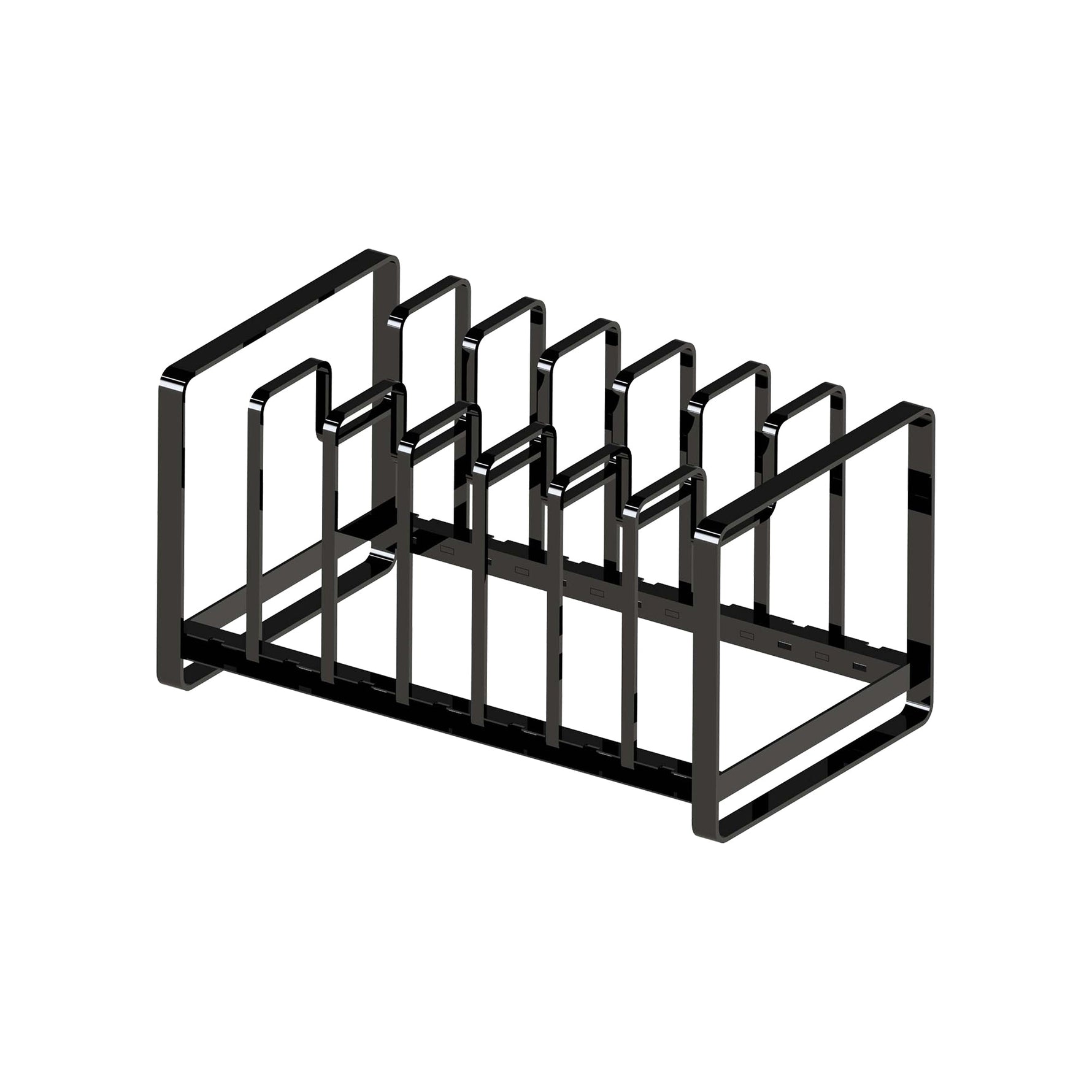 Adjustable Pot Lid and Frying Pan Organizer - Steel - By Baano