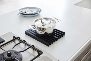 Folding Dish Drainer Mat & Trivet - Silicone - By Baano