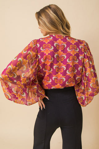 STARTING OVER WOVEN BODYSUIT - By Baano