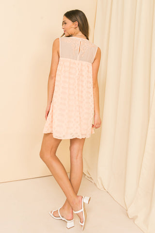 WANTS AND NEEDS SWEETHEART SHIFT MINI DRESS - By Baano