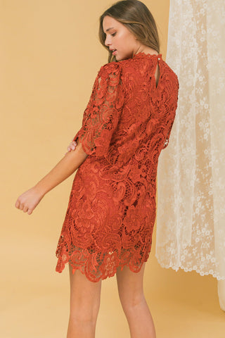 MOMENTS LIKE THIS RED MINI DRESS - By Baano