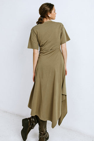 RIGHT ON CUE KNIT MIDI DRESS - By Baano
