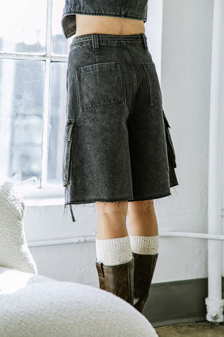 A BETTER DAY DENIM SHORTS - By Baano