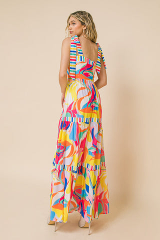 TEA PARTY WOVEN MAXI DRESS - By Baano