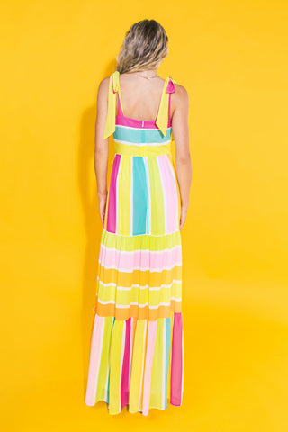 FOLLOW THE BREEZE WOVEN MAXI DRESS - By Baano