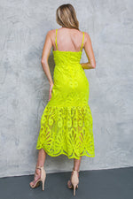 MANHATTAN VILLAGE LACE MIDI DRESS - By Baano