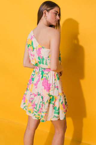 A PIECE OF MY HEART WOVEN MINI DRESS - By Baano