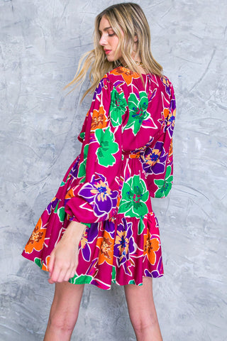 ELEVATED ATTITUDE WOVEN MINI DRESS - By Baano