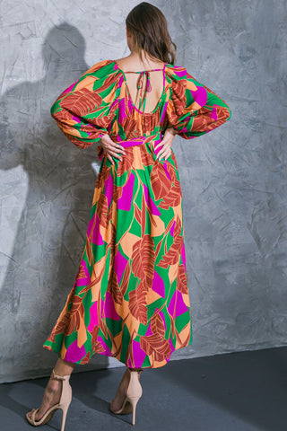 CUE THE CHIC WOVEN MIDI DRESS - By Baano