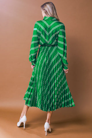 BEST OF EVERYTHING WOVEN MIDI DRESS - By Baano