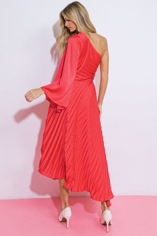 WRITE THIS DOWN WOVEN MIDI DRESS - By Baano