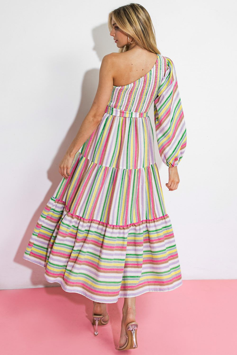 NO MATTER WHERE I GO WOVEN MIDI DRESS - By Baano