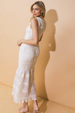 LOOK YOUR BEST WOVEN MIDI DRESS - By Baano