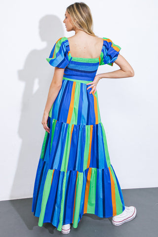 ALL ABOUT THE VIBE WOVEN MAXI DRESS - By Baano