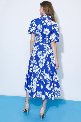 FIND YOUR PURPOSE WOVEN MIDI DRESS - By Baano
