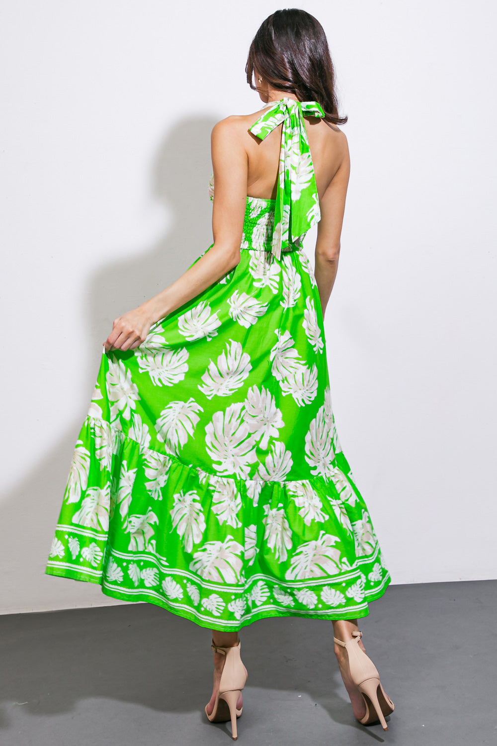 CAUSE A SCENE WOVEN MIDI DRESS - By Baano