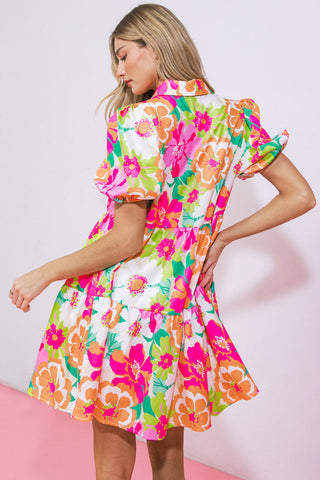 DIVINE INTUITION WOVEN MINI DRESS - By Baano