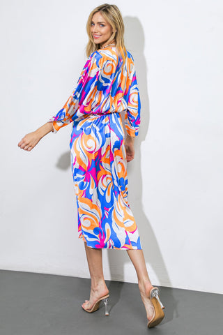 MORE TO SAY WOVEN MIDI DRESS - By Baano