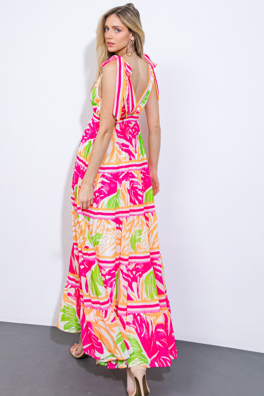 TAKE THE TRAILS WOVEN MAXI DRESS - By Baano