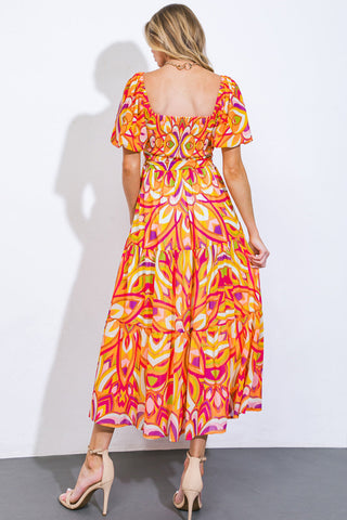 IT'S YOUR PLACE WOVEN MIDI DRESS - By Baano