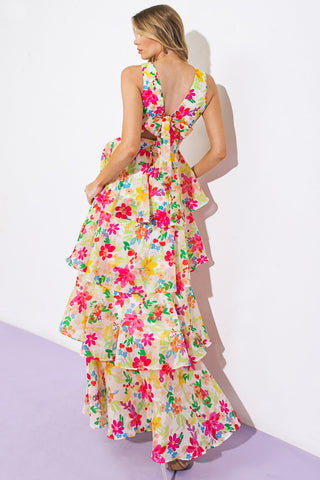 DEL REY HIGH RISE WOVEN MAXI DRESS - By Baano